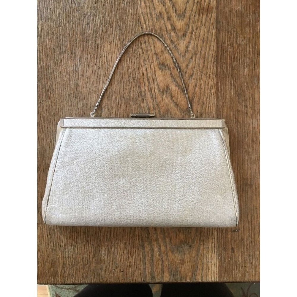 Elegant Silver Women's Handbag